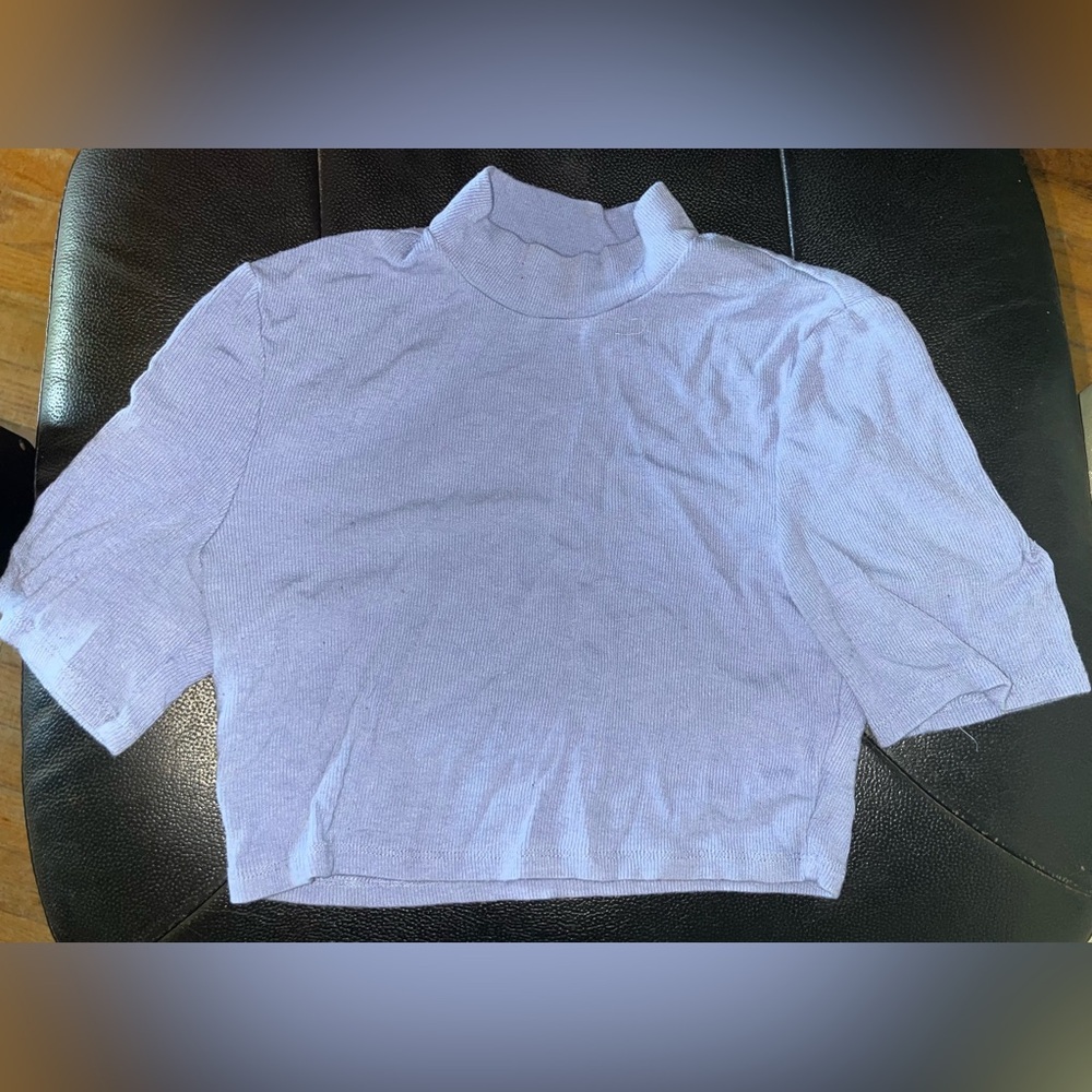 SHEIN Women’s Periwinkle Mock Neck Top | Size Small